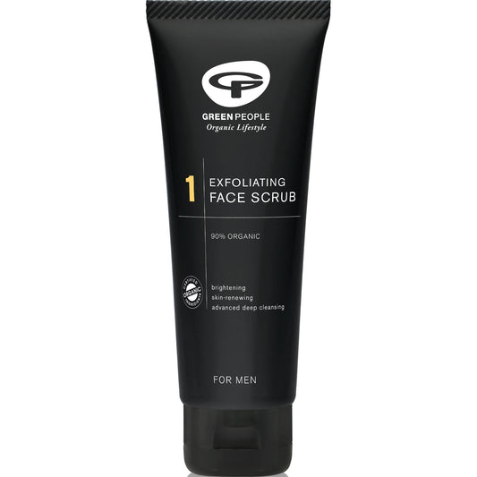Exfoliating Face Scrub for men, deeply cleanses & removes dead skin cells for a smoother, clearer complexion.