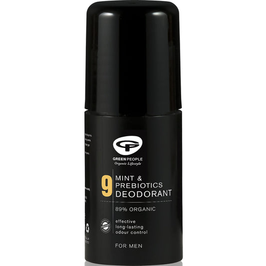Mint & prebiotic deodorant for men, long-lasting odour protection