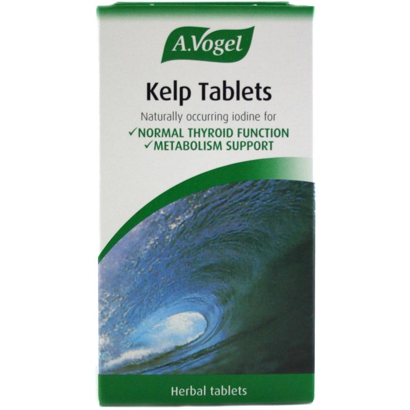 A Vogel Kelp 240s, a natural source of iodine for normal thyroid function.