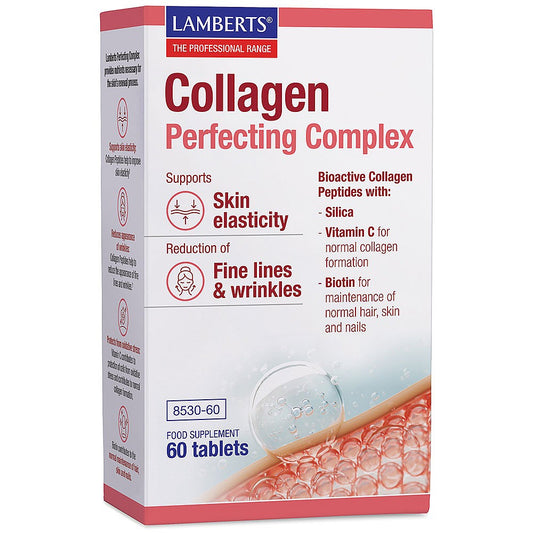 Collagen Perfecting Complex 60s, supports natural beauty and maintains skin elasticity for a youthful glow.
