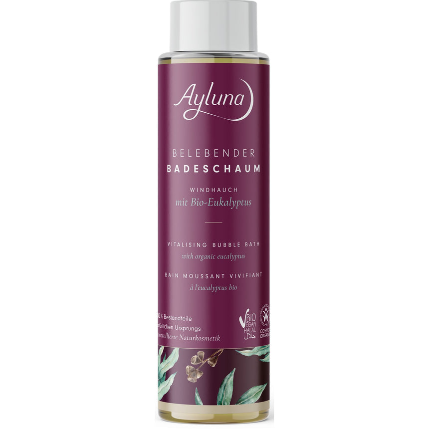 Ayluna Bubble Bath Eucalyptus, invigorating and clarifying for a tranquil sanctuary