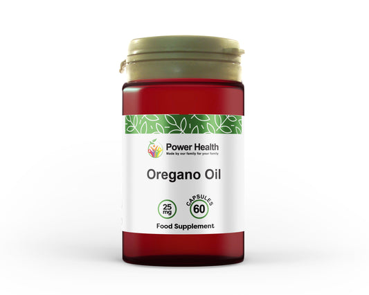 Power Health Oregano Oil 60s, natural potency for overall wellbeing, easy-to-swallow capsules.