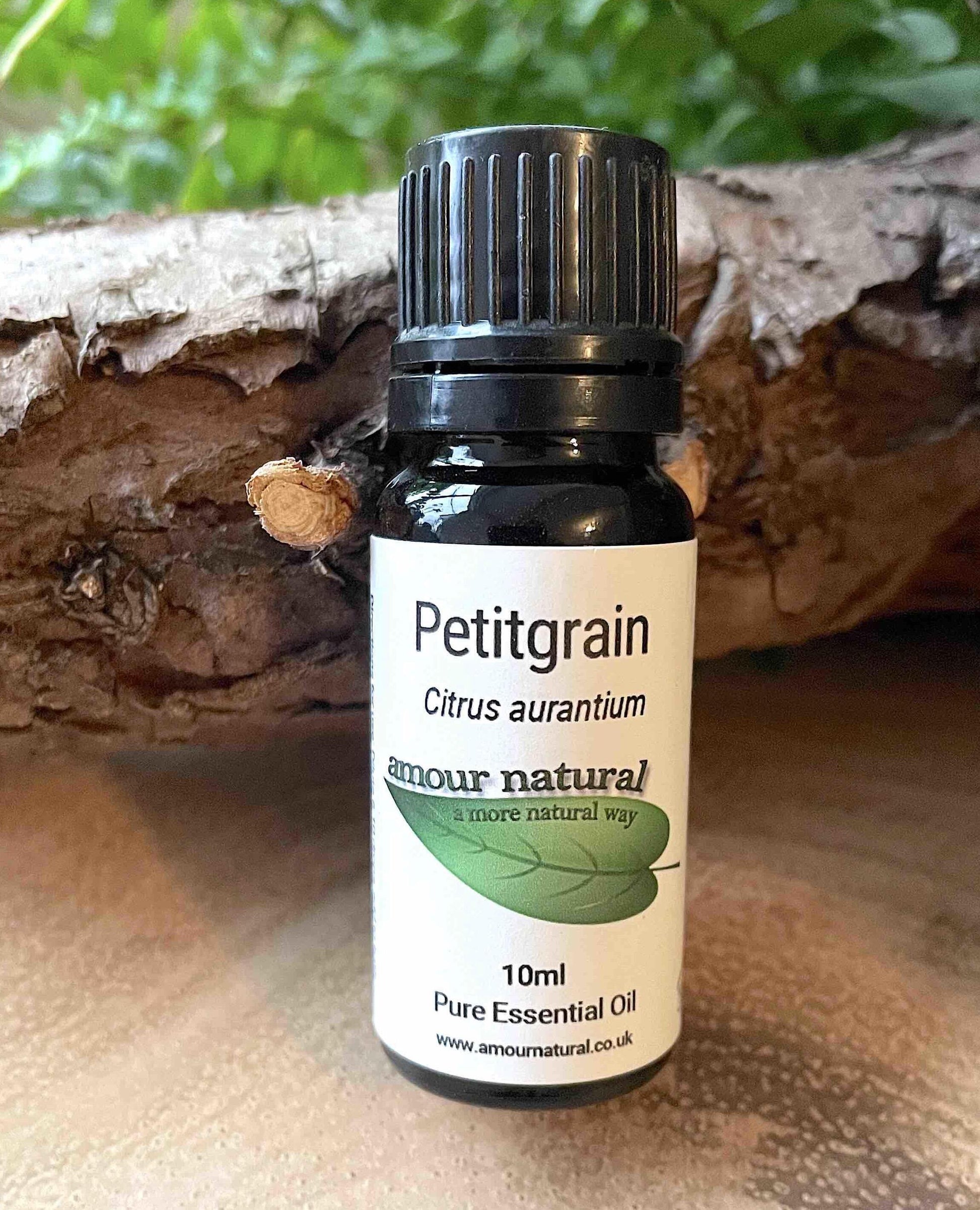 Amour Natural Petitgrain 10ml essential oil, calming and uplifting.