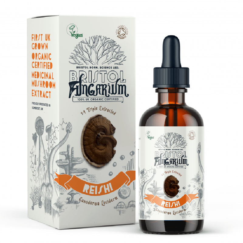 Fungarium Reishi Tincture 50ml, potent extract for overall well-being.