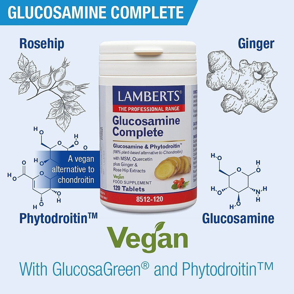 Glucosamine Complete for joint health & mobility.