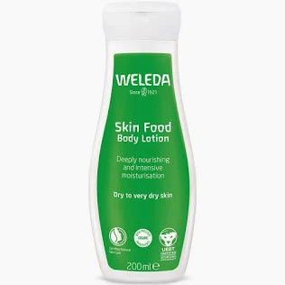 Weleda Skin Food Body Lotion 250mL provides intensive moisture for dry skin with natural ingredients.