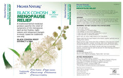 Black Cohosh Menopause Relief Higher Nature