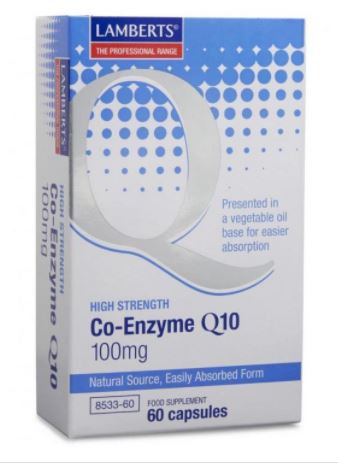 Lamberts Co-Enzyme Q10 100mg 60 caps