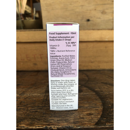 Liquid Biomulsion vitamin D drops BioCare
