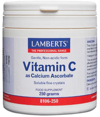 Vitamin C Calcium Ascorbate 250g Lamberts